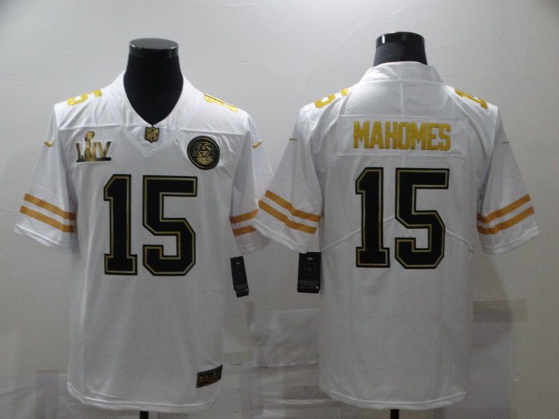 Men Kansas City Chiefs #15 Mahomes White champion gold lettering 2020 NFL Nike Jerseys->san francisco 49ers->NFL Jersey
